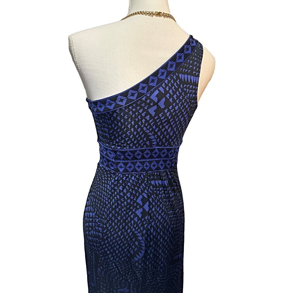 NWT BCBG Regal Bluco One Shoulder Maxi Dress - Size XS - Picture 5 of 7